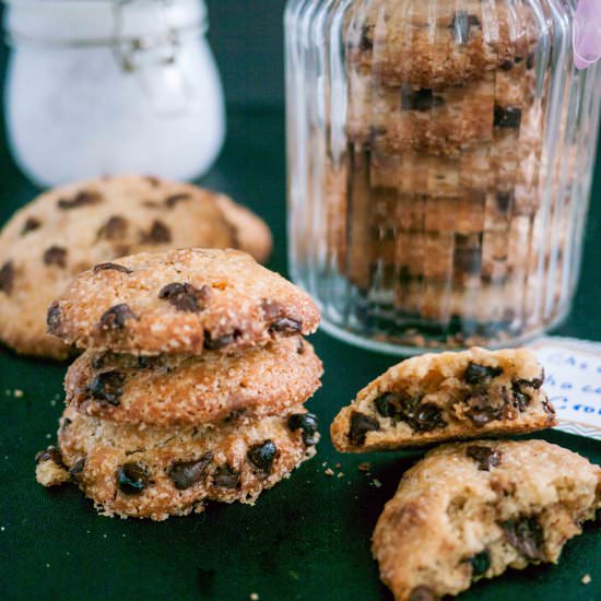 Chocolate Chip Cookie in a Jar Gift