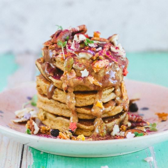 Carrot Cake & Peanut Butter Pancake
