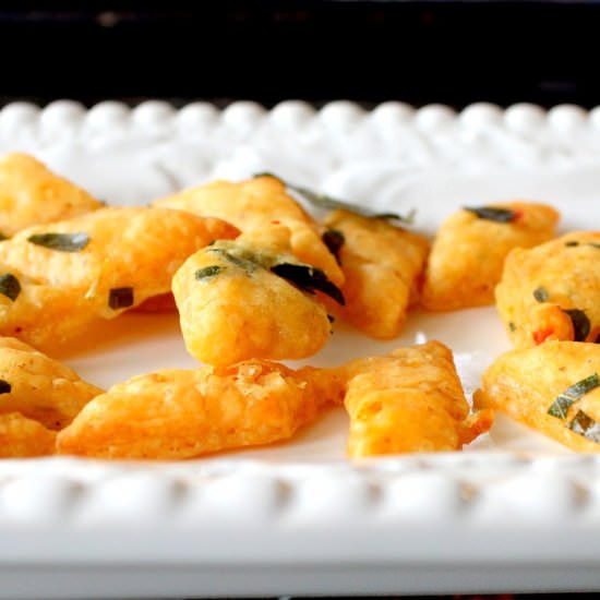 Curry Leaf and Mustard Cheeselet