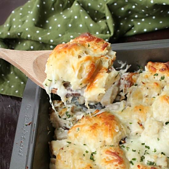 Chicken Alfredo Bubble Up