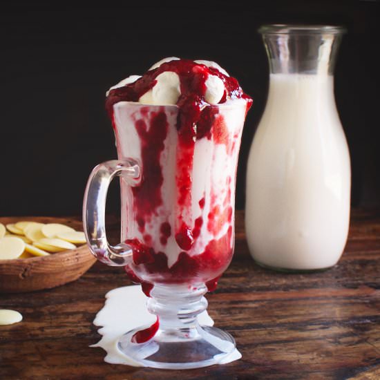 Raspberry White Hot Chocolate