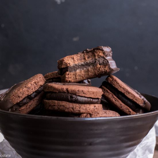 Triple Chocolate Fudge Cookies