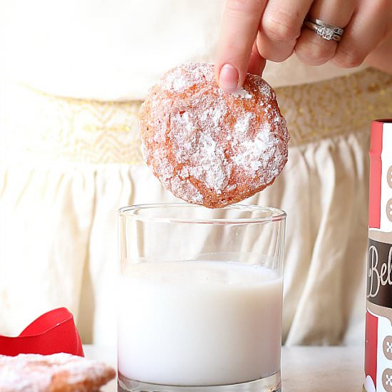 Christmas Crinkle Cookies