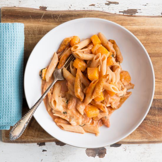Butternut Squash and Ricotta Pasta