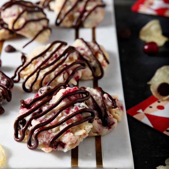 Cran-Chocolate Potato Chip Cookies