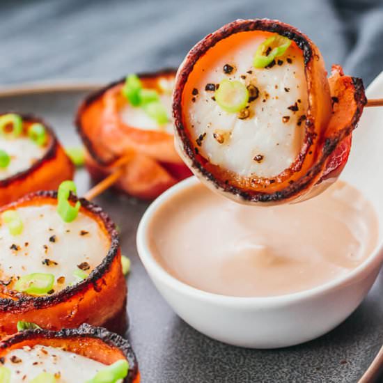 Bacon Wrapped Scallops