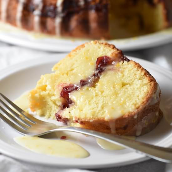 CRANBERRY ORANGE POUND CAKE