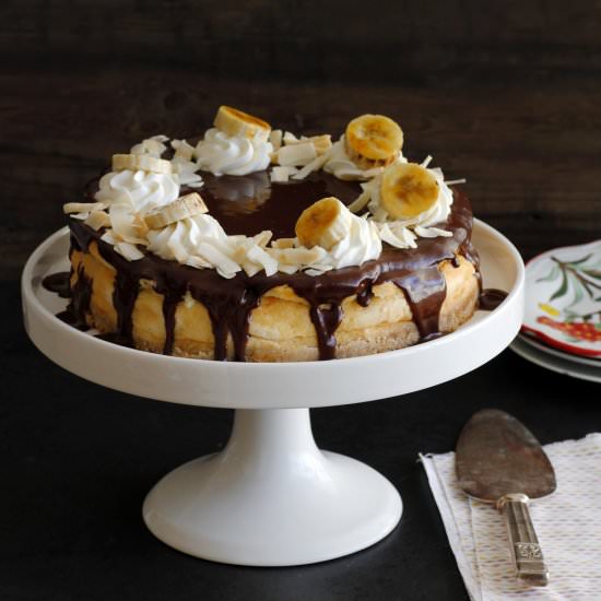 Chocolate, Coconut and Banana Chees