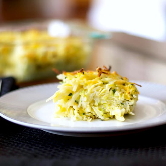 Potato & Zucchini Kugel