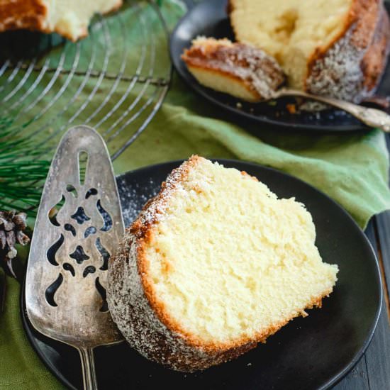 Apricot Brandy Pound Cake