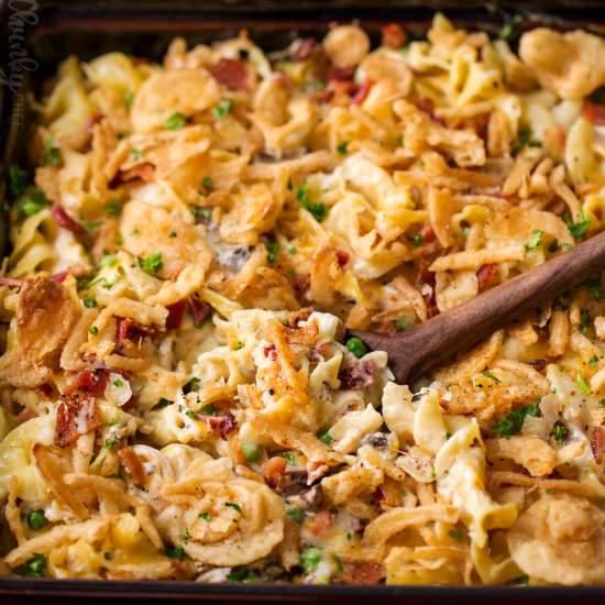Cheesy Chicken Noodle Casserole