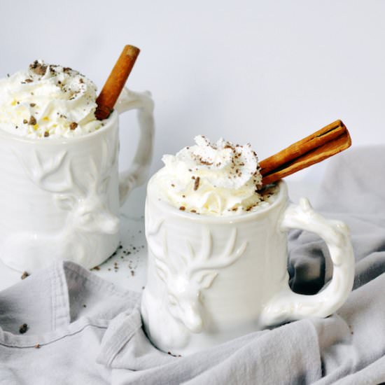 Spiced White Hot Chocolate