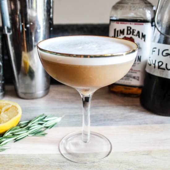 bourbon fig fizz
