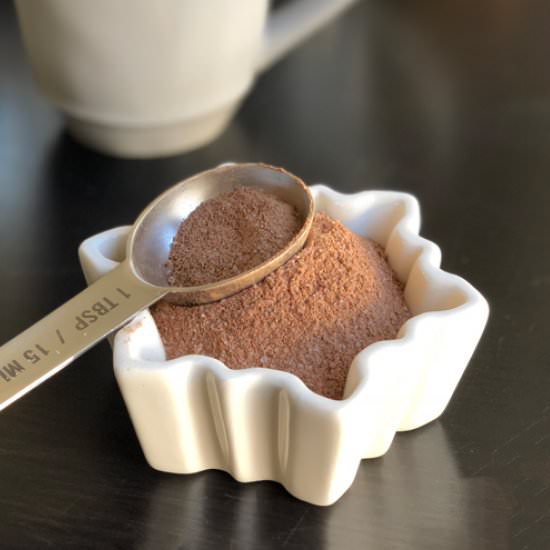 Skinny Homemade Hot Chocolate Mix