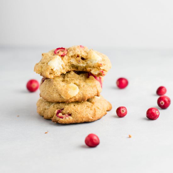 Cranberry White Chocolate Cookies