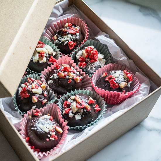 GF Chocolate Oat Peanut Butter Ball