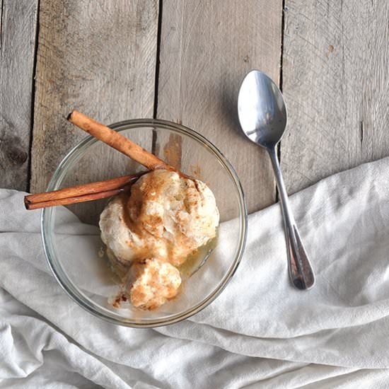 Naughty Hot Toddy Ice Cream Dessert