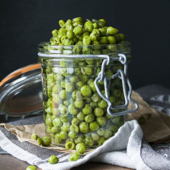 Peas with Scallions and Dill