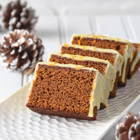 Gingerbread with Orange Glaze