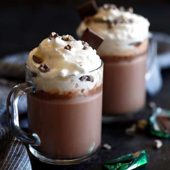 Andes Mint Hot Chocolate