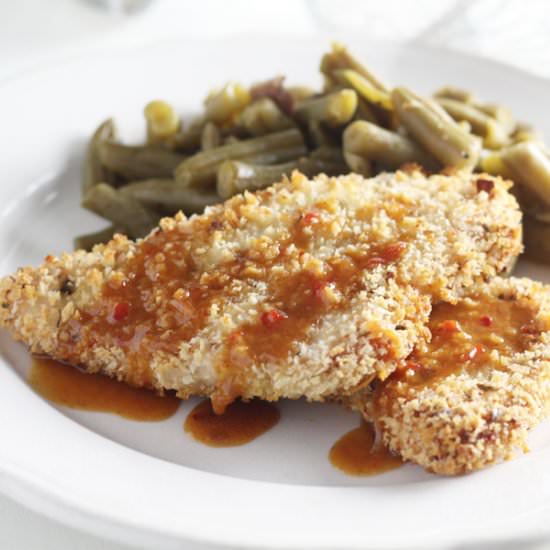 Panko Crusted Turkey + Mustard Soy