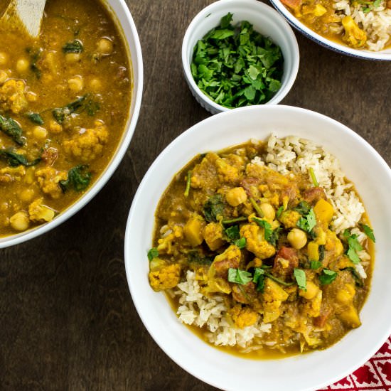Squash & Vegetable Curry