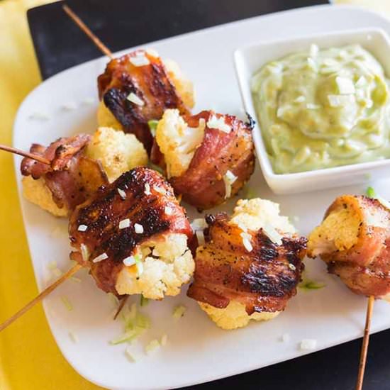 Bacon Wrapped Cauliflower