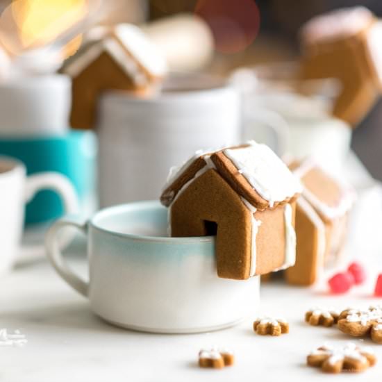 How to Make Mini Gingerbread Houses