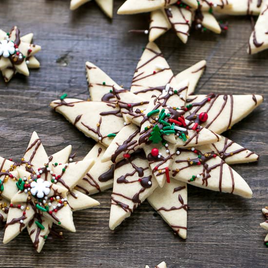Christmas Tree Sugar Cookies