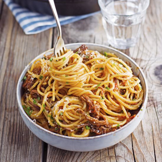 Crock Pot Shredded Beef Ragu