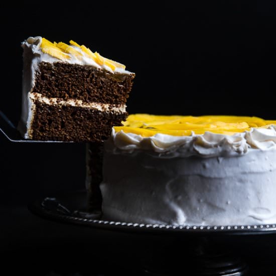 Mango Gluten Free Gingerbread Cake