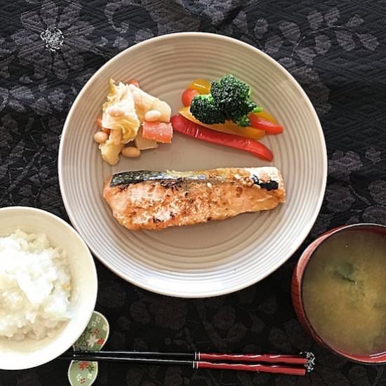 Miso Marinated Grilled Salmon