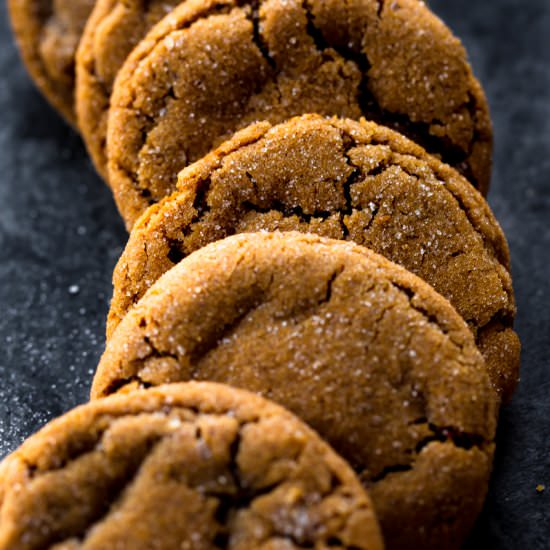 Seriously Soft Molasses Cookies