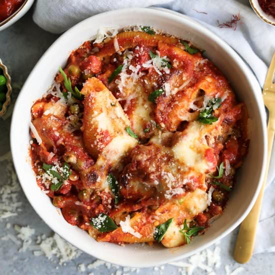 Paella Stuffed Shells