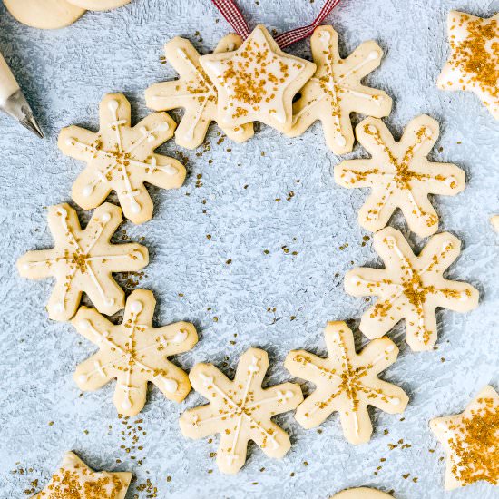 Eggless Sugar Cookies
