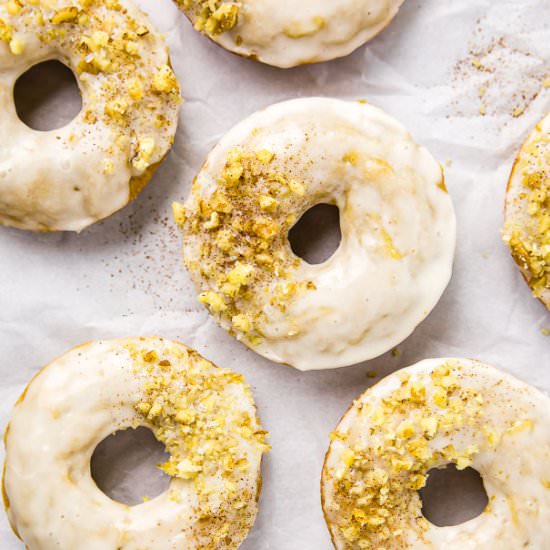 Cinnamon Apple Cider Baked Donuts