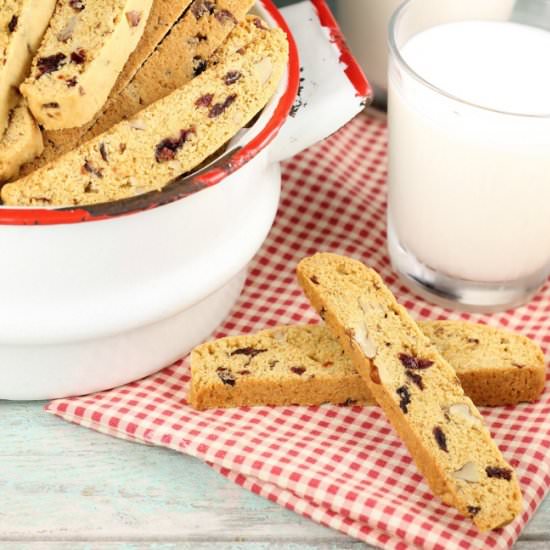 Cranberry Pecan Biscotti