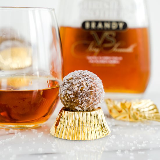 No Bake Brandy Pecan Balls