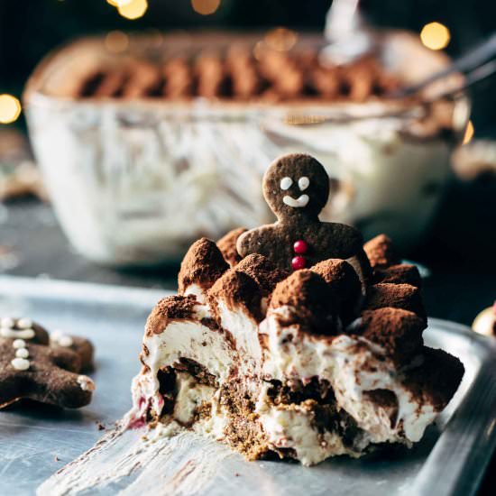 Eggnog Gingerbread Tiramisu