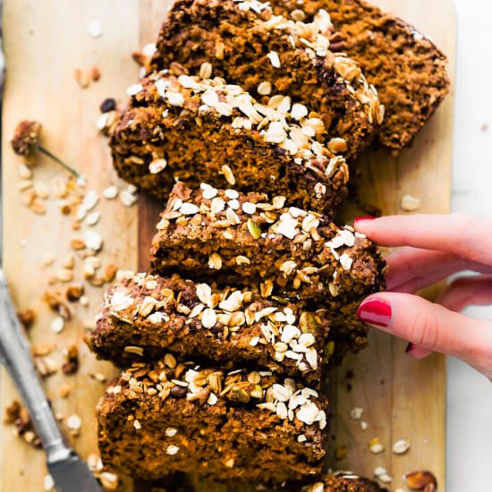 Pumpkin Oatmeal Bread