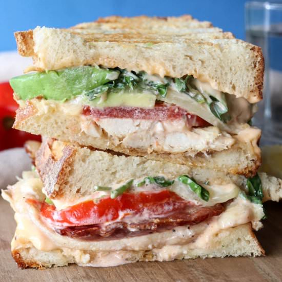 Chicken Avocado Bacon Sand Melt