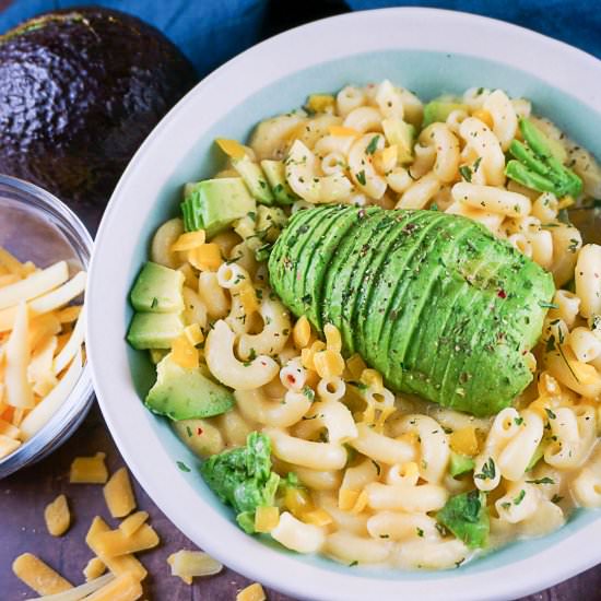 Avocado Macaroni and Cheese