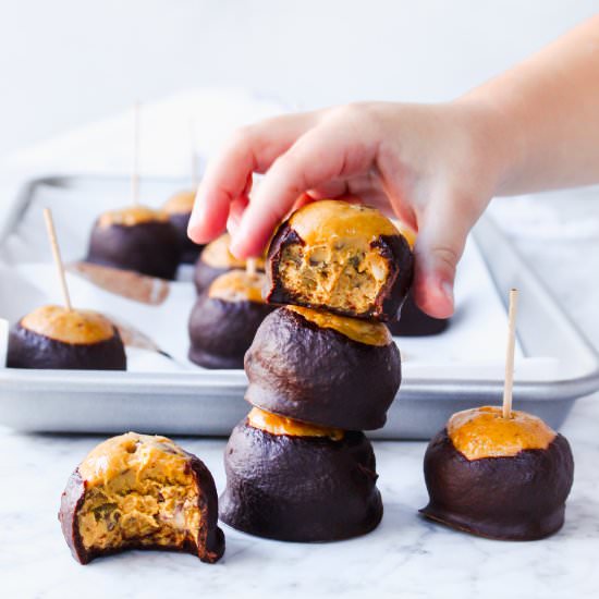 Espresso Toffee Buckeyes