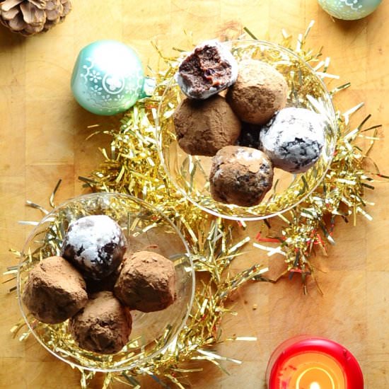 Healthy Christmas Truffles