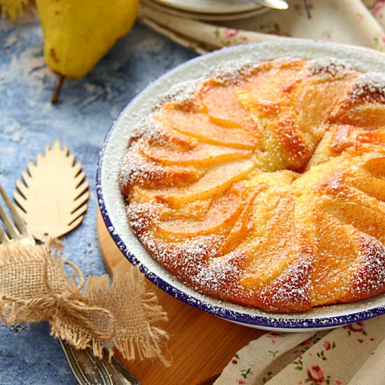 PEAR YOGURT CAKE