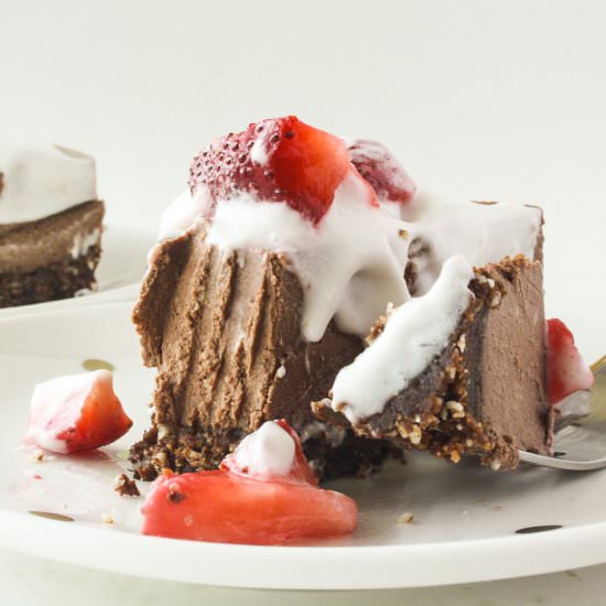 Vegan Chocolate Cheesecake
