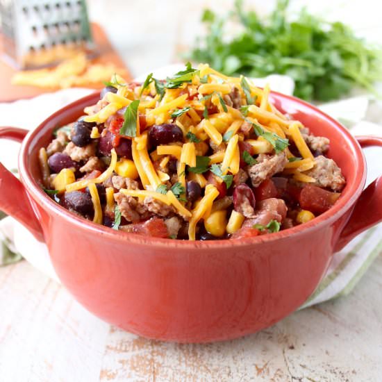 One Pot Turkey Taco Soup