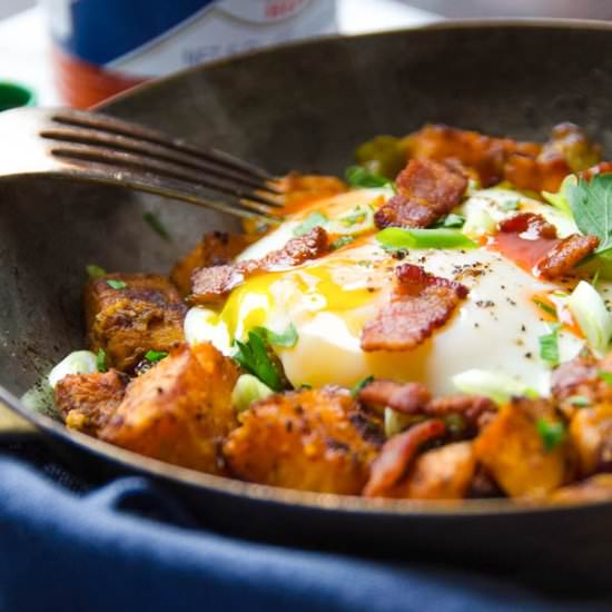Sweet Potato & Bacon Hash