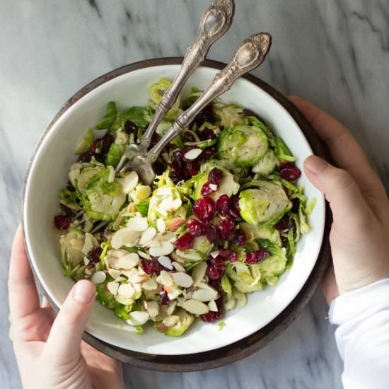 Simple Brussels Sprouts Salad