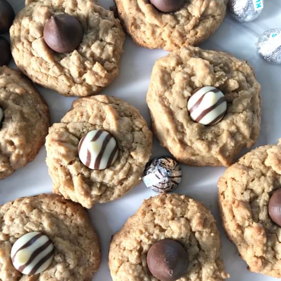 Peanut Butter Kiss Blossom Cookie